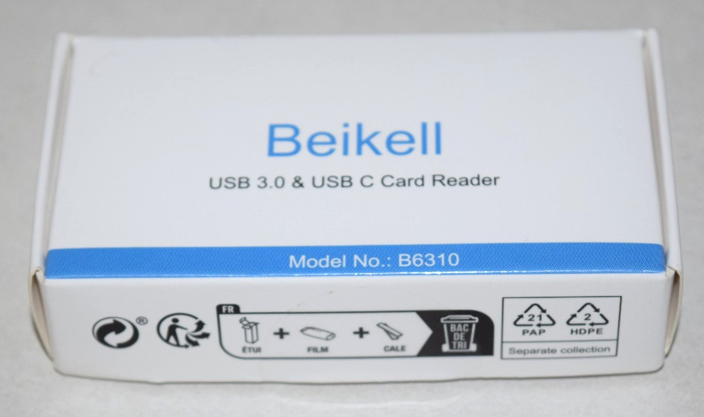 Beikell: SD Dual Connector Card Reader