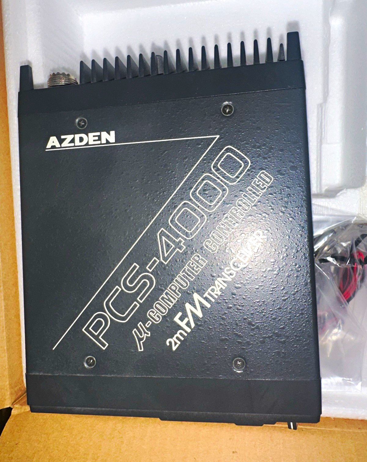 Azden PCS-4000 2m FM Ham Radio Transceiver 25W LCD w/ Mic Manual Box