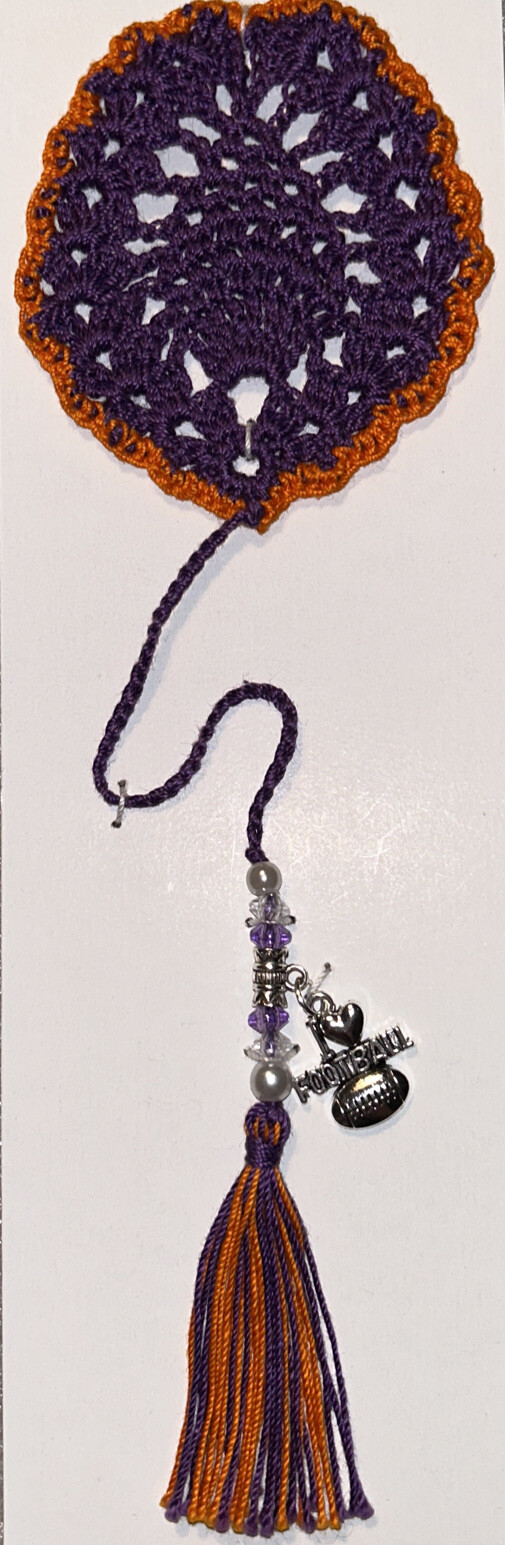 Crocheted Pineapple Bookmark.