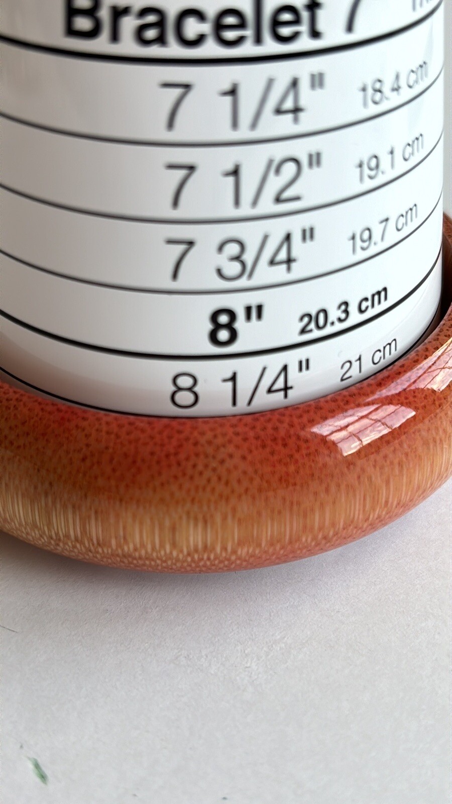 Handcrafted bamboo bangle bracelet/ lightweight/ Huppke & Rice