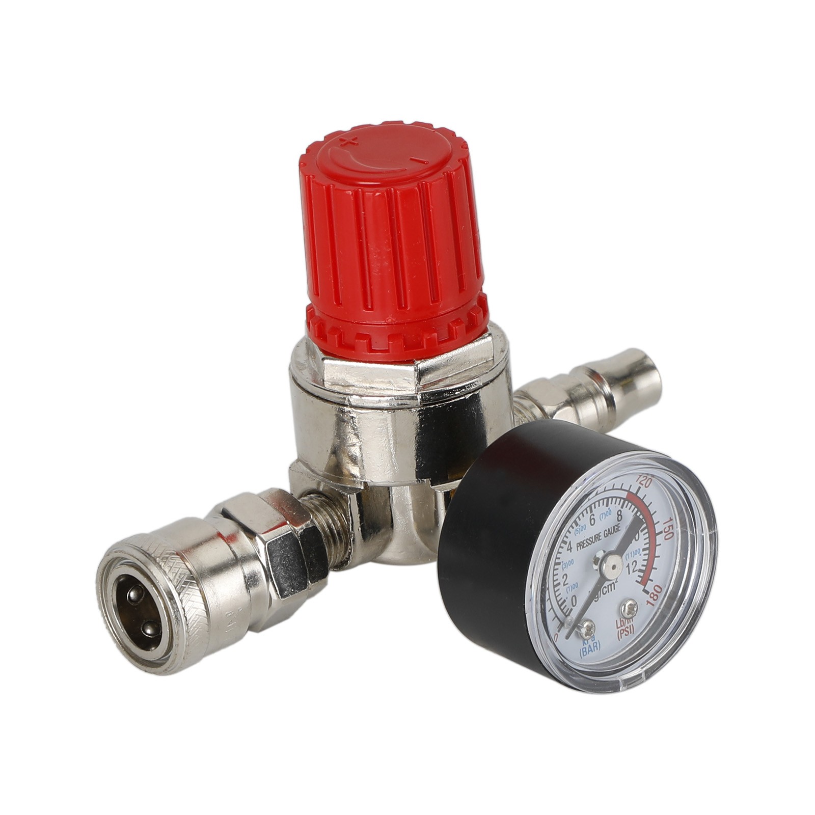 1/4" Pressure Regulator Air Compressor Adjustable Gauge Valve Control 175Psi R10