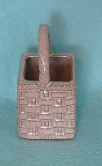 Vintage Ceramic Pottery Basket