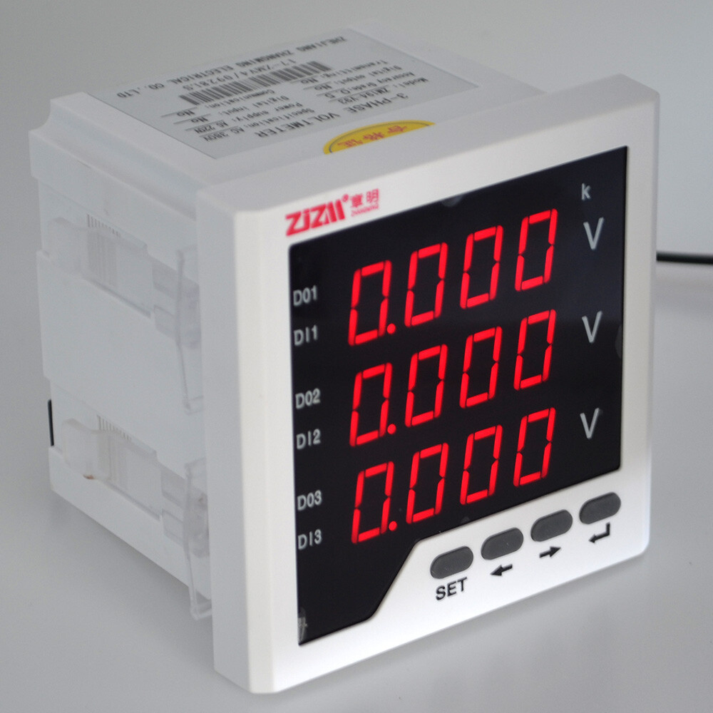 Multi-function Three-phase Programmable Electric Power Meter Intelligent Voltage