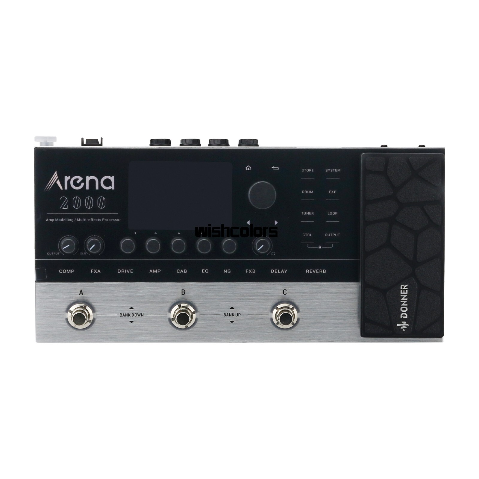 Donner Arena 2000 Multi Effects Looper Pedal 278 Effects Independent IR Module