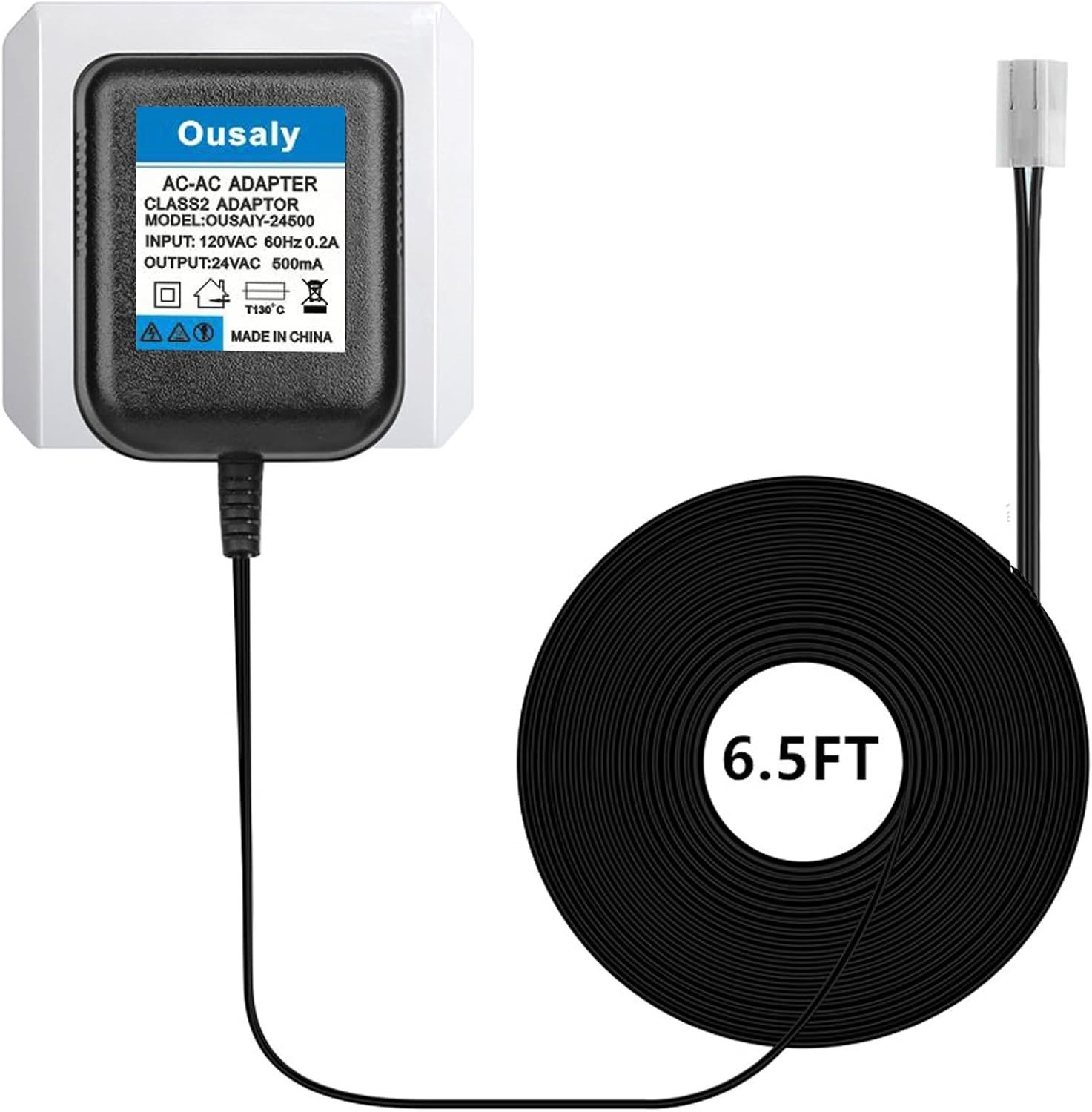 24VAC AC Power Adapter Transformer for Orbit Sprinkler Indoor Irrigation Time...