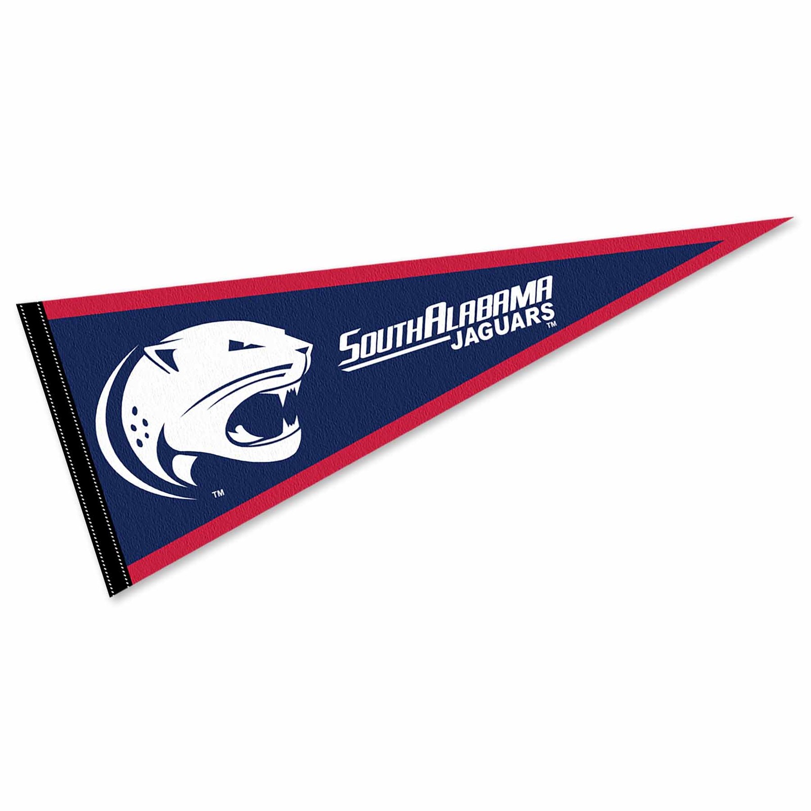 South Alabama Jaguars 12 in X 30 in College Pennant