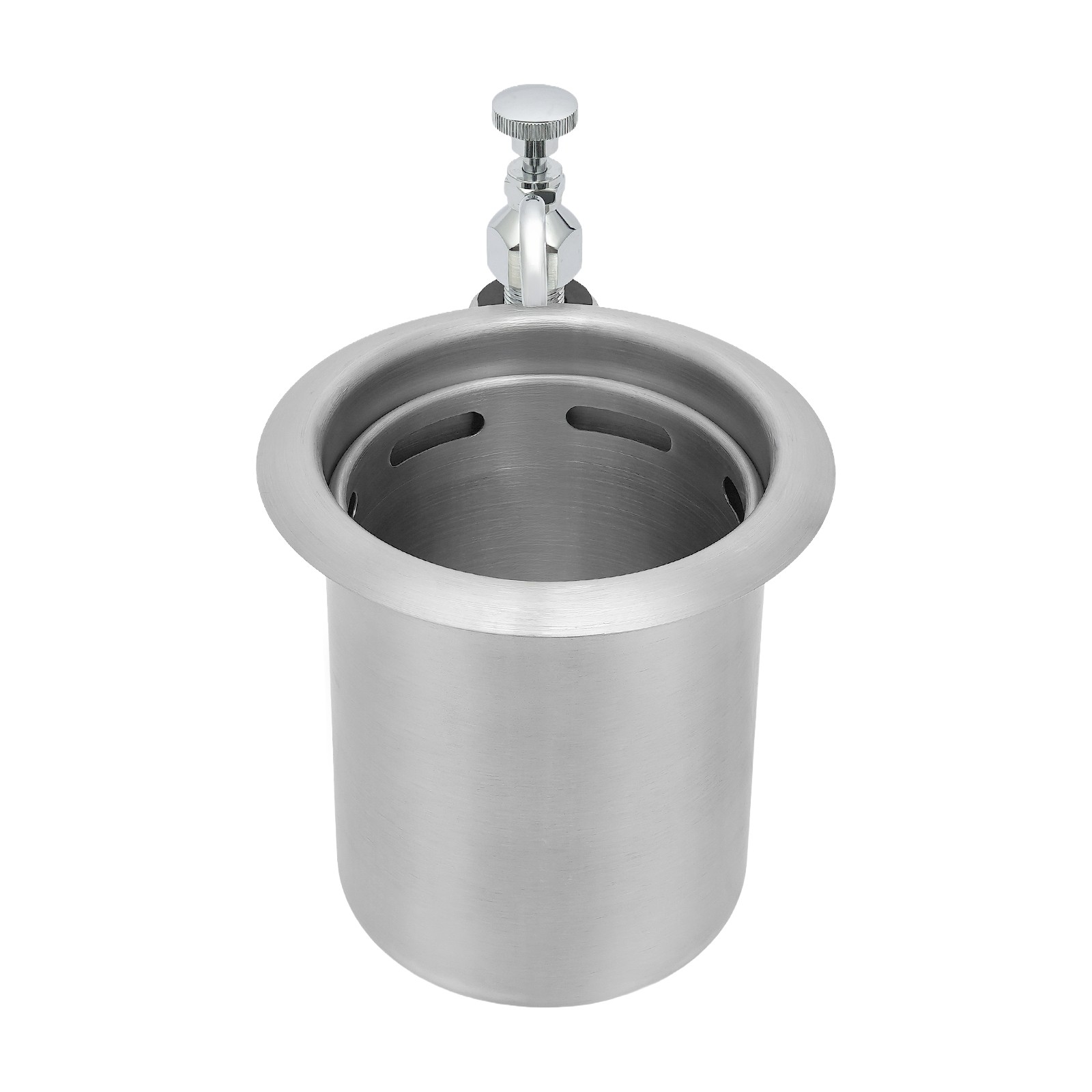 304 Stainless Steel Dipper Well Faucet & Bowl Set for Utensils Washing