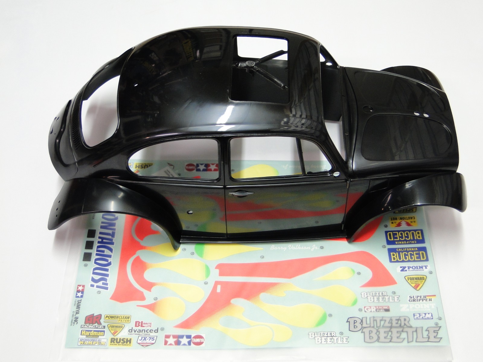 NEW TAMIYA BLITZER BEETLE Body Plastic Set with Decals TZ2