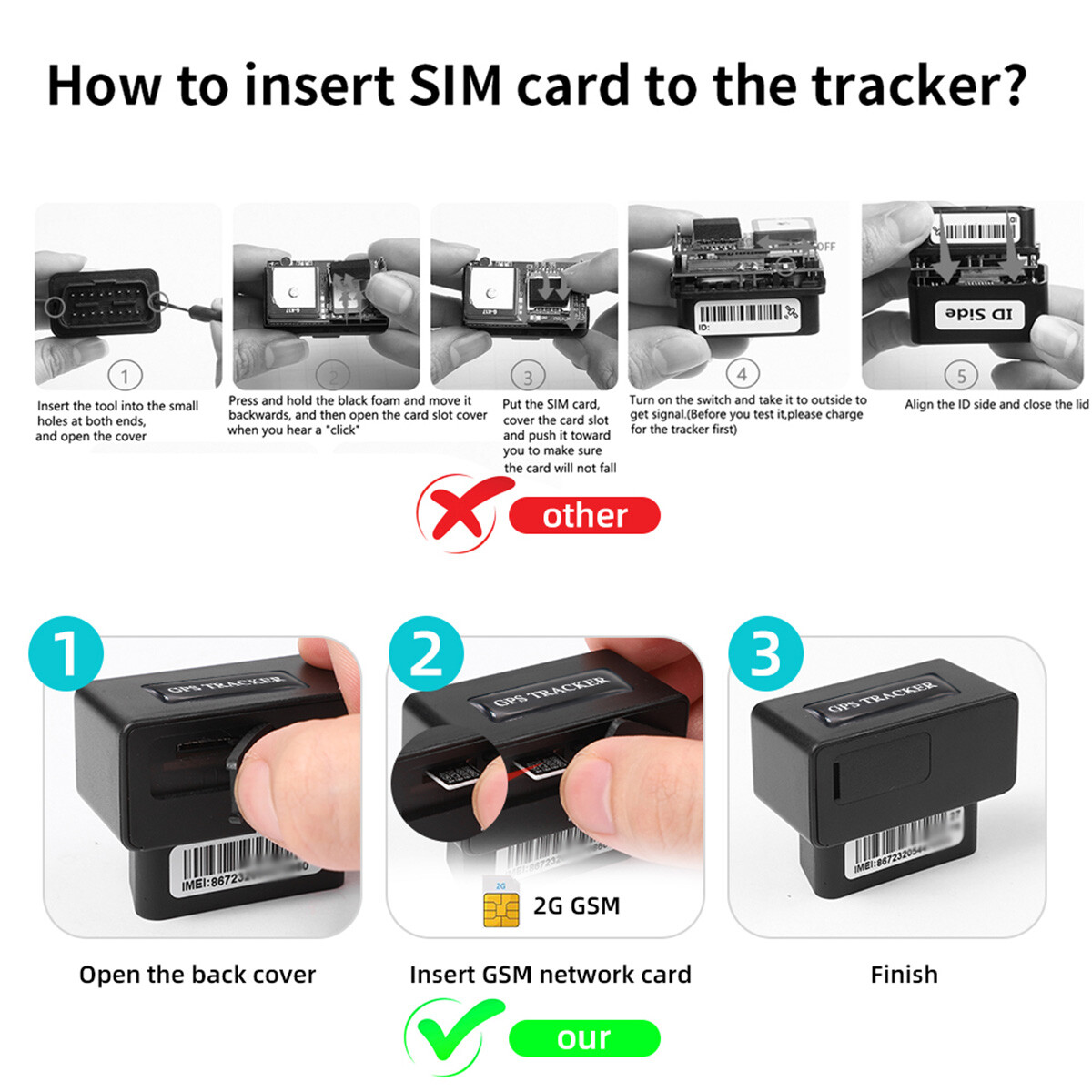 OBD2 GF07 GPS Tracker Real Time Vehicle Tracking Device GPRS Car Auto Locator US