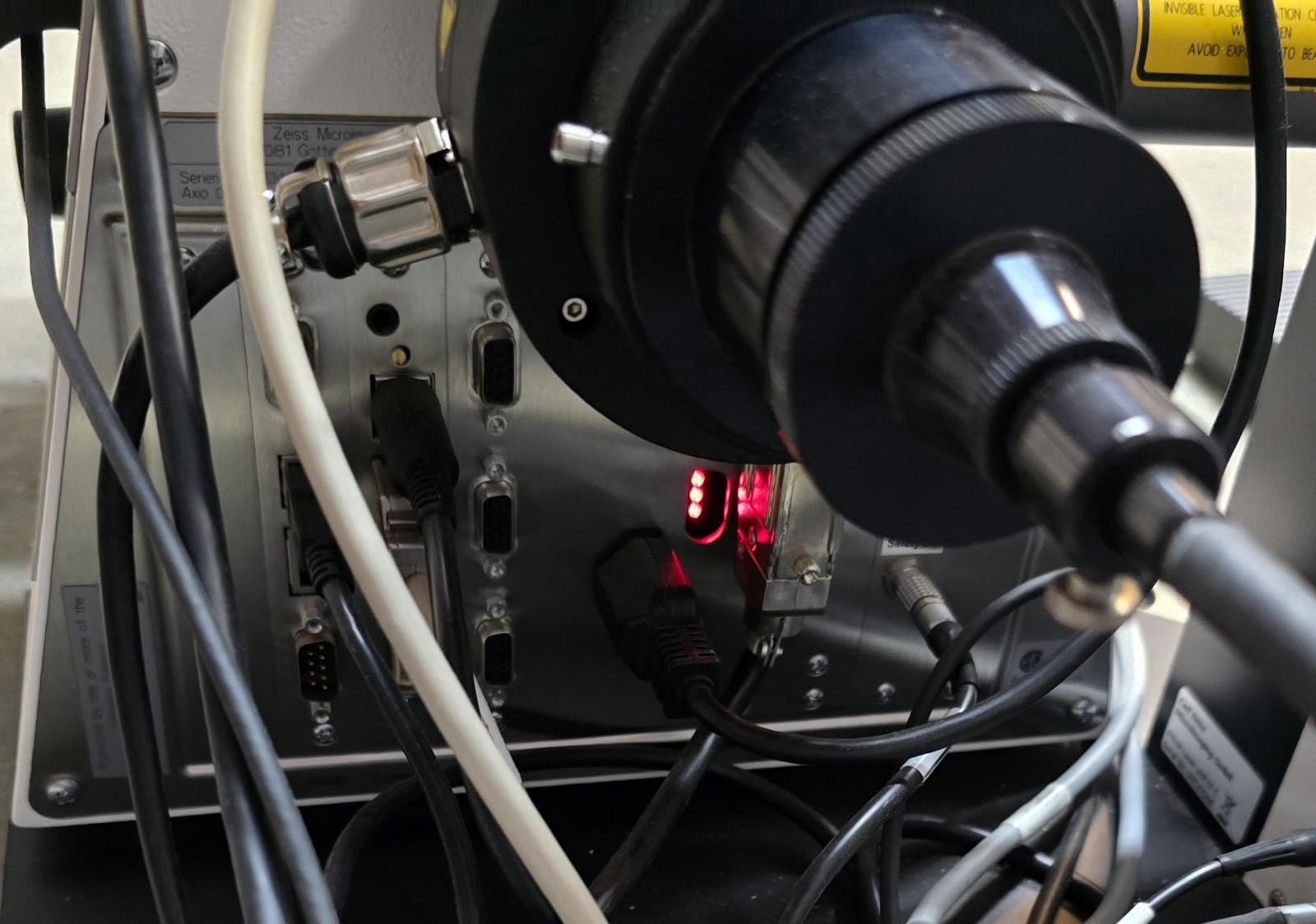 Zeiss Axio Observer Z1 Motorized Inverted Fluorescence Microscope Palm Microbeam