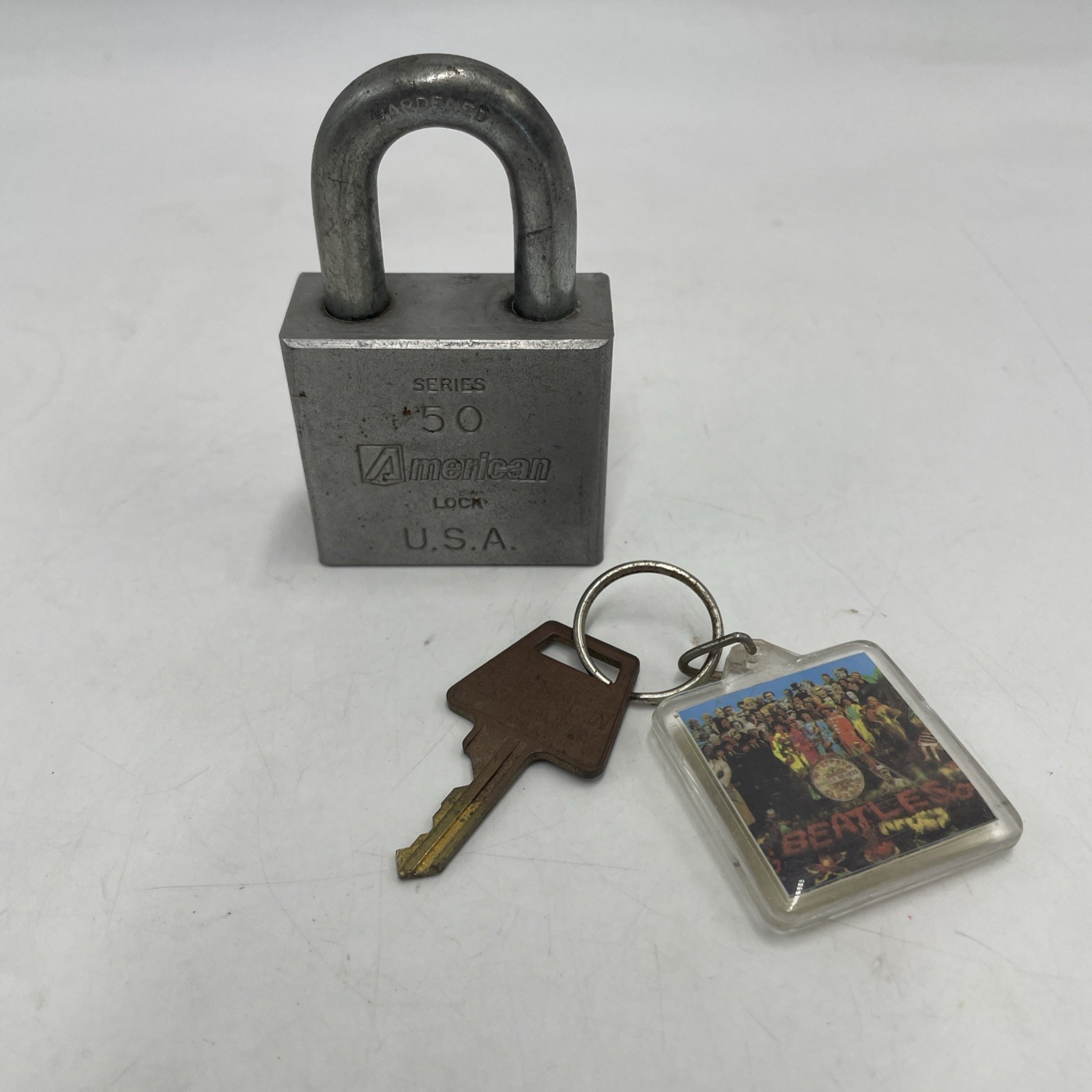 Vintage American Lock Company Series 50 Padlock w/ Key