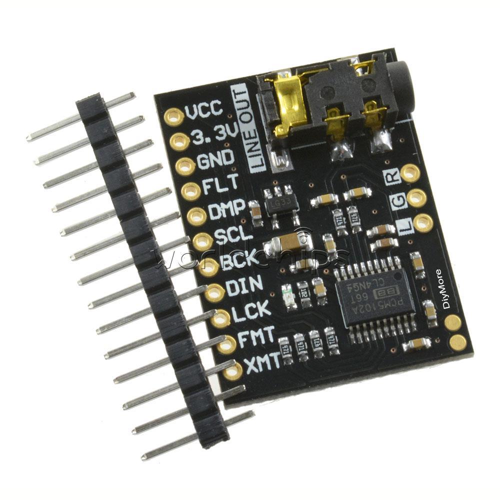 PCM5102A DAC Decoder I2S 32bit Player Module Beyond ES9023 PCM1794 Raspberry Pi