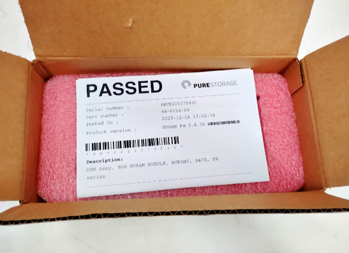 Pure Storage 84-0073-00 8GB NVRAM Module NVRAM2 FlashArray FA Series New OpenBox