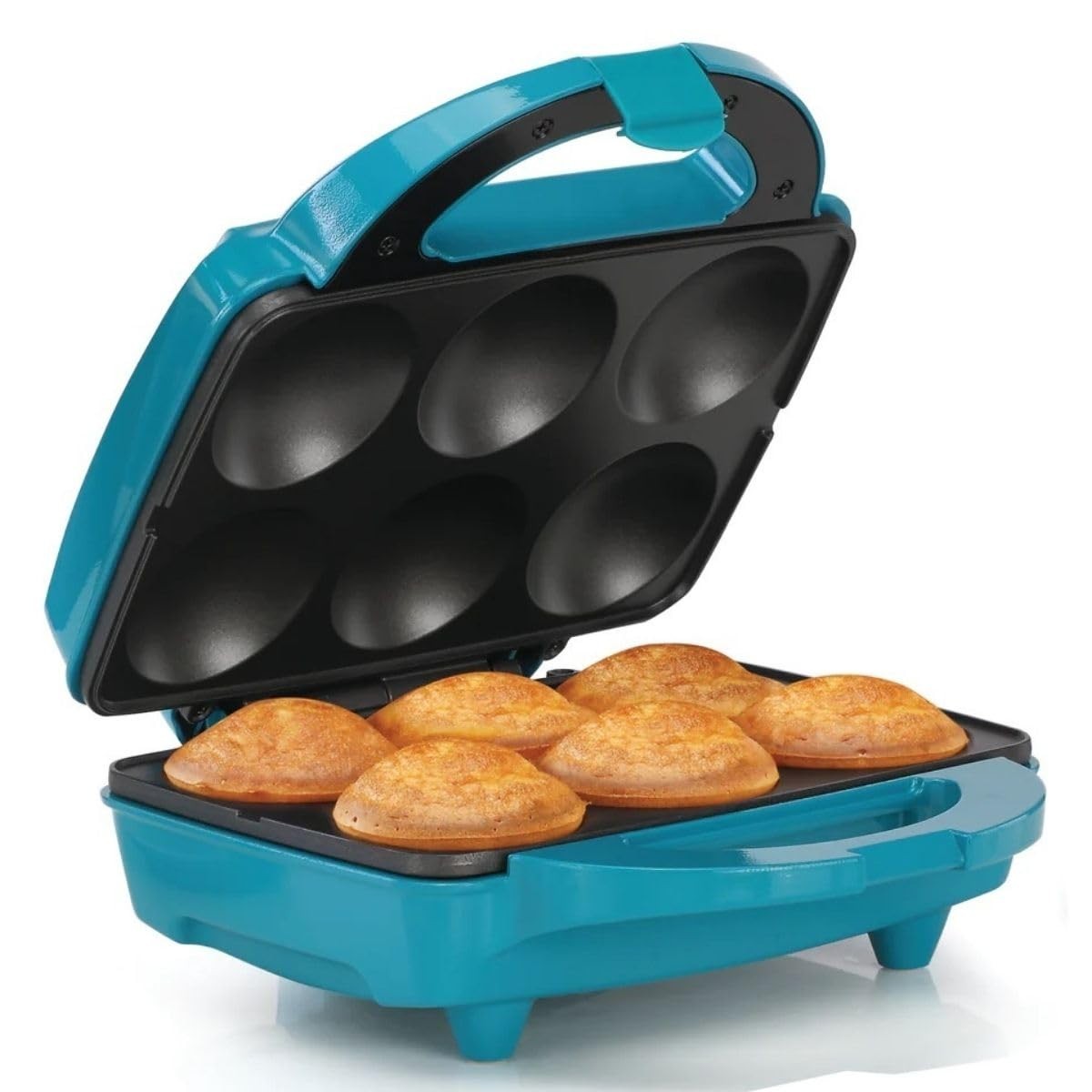 6-Cup Electric Cupcake Maker Nonstick Muffin Pizza Cup Baker Machine Teal