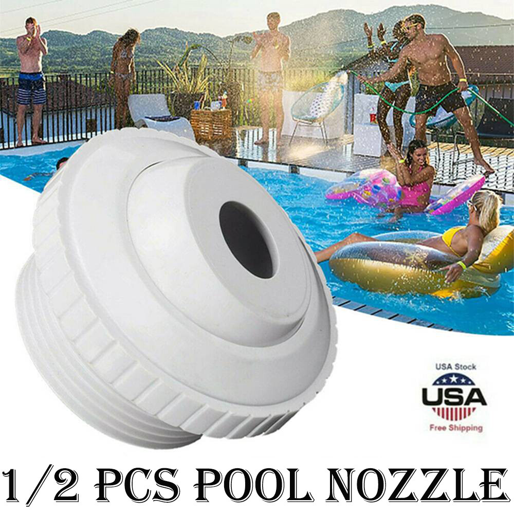 Universal Swimming Pool Nozzle Pool Spout Fitting Spa 180° Return Jet Nozzle