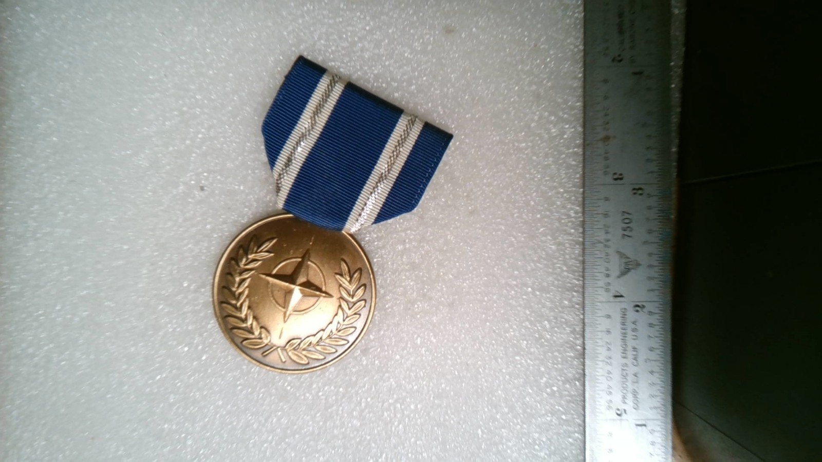 US MILITARY INSIGNIA MEDAL NATO NORTH ATLANTIC TREATY ORGANIZATION DULL