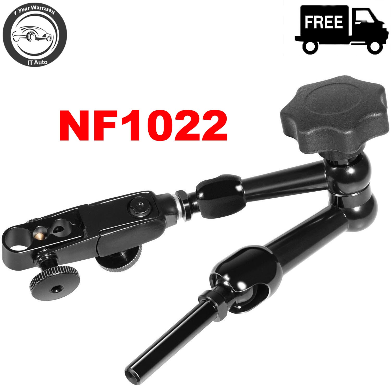 For NF1022 Nogaflex Holder w/ Metal 3/8" Clamp Dial Test Digital Indicator