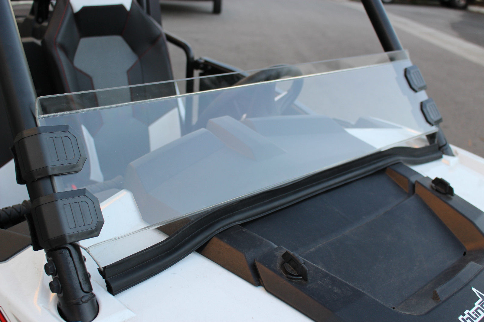 Polaris RZR XP1000, RZR S1000, 900S EPS Trail UTV 1/2 WINDSHIELD w/ Clamps 14-18