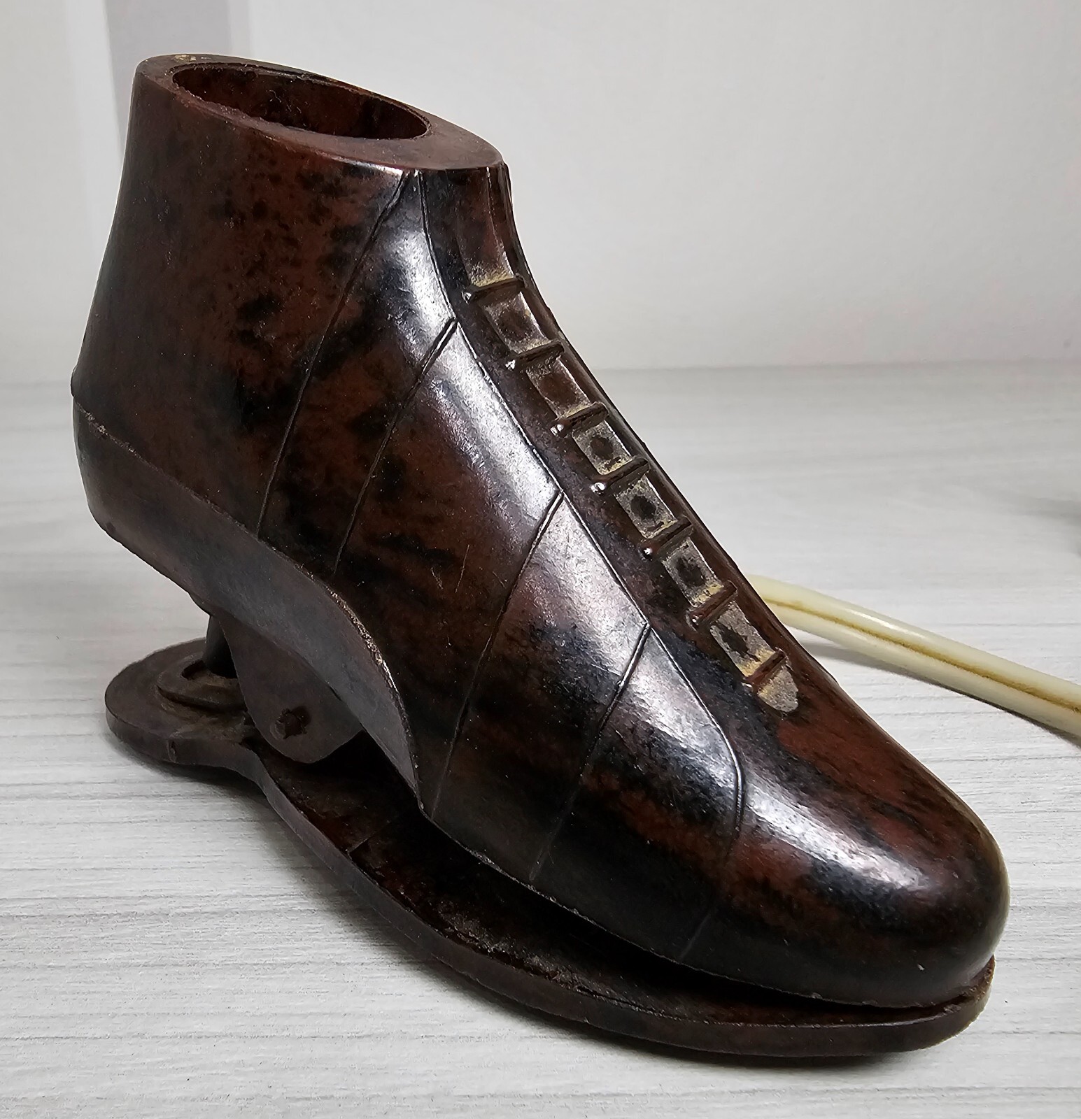 Vintage Soviet Night Light Soccer shoes Backelite USSR Electric Night Light