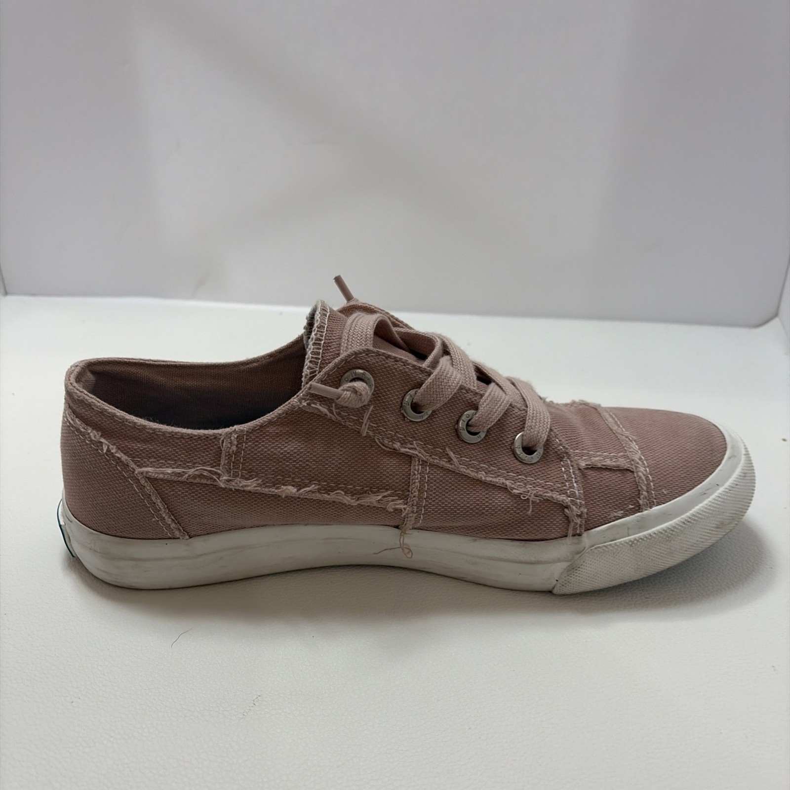 Blowfish Maxie Women's Shoes Size 9 Dirty Pink Smoked Canvas W/Box