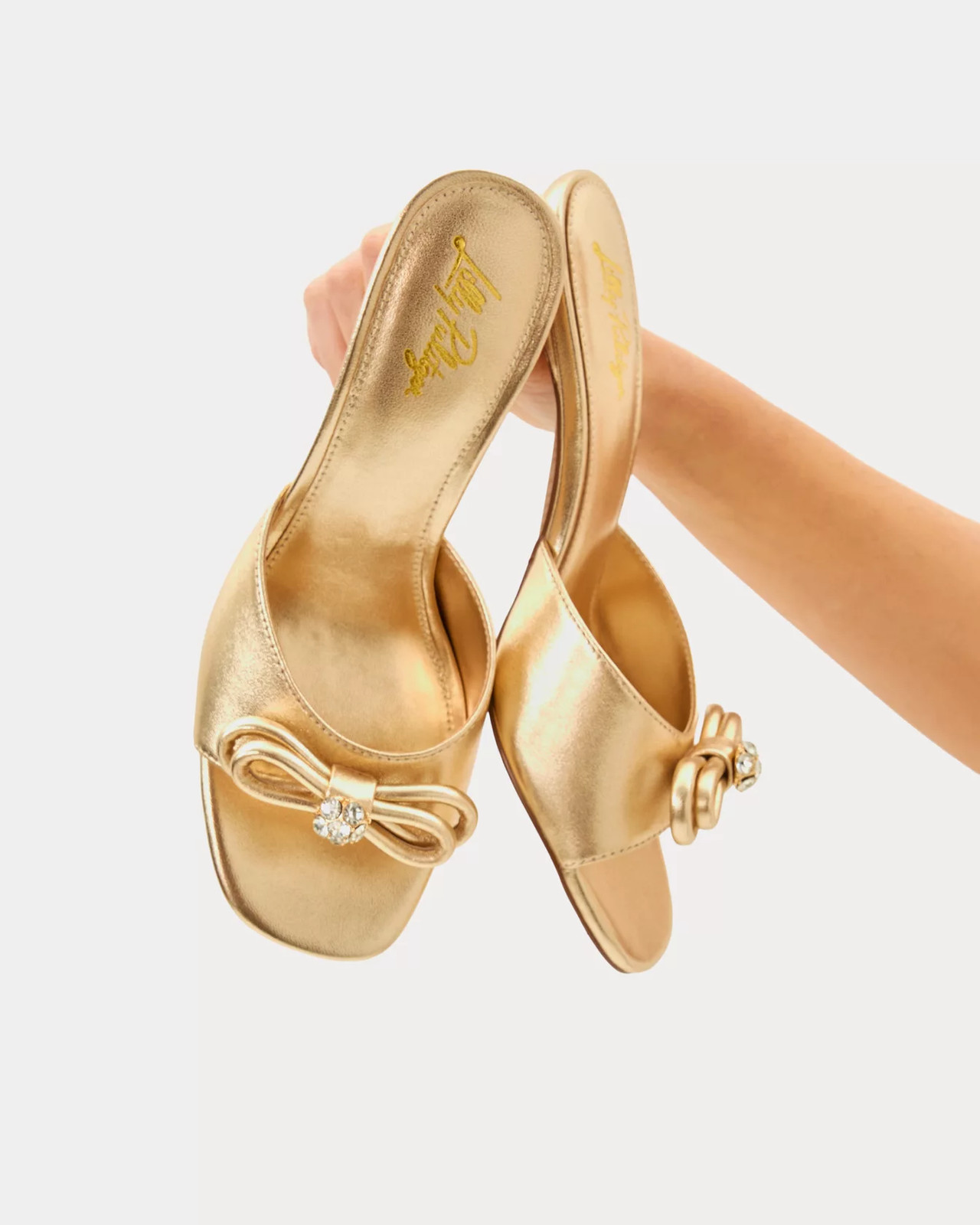 ’ Lilly Pulitzer Jessy Sandal Gold Metallic SIZE 6/8