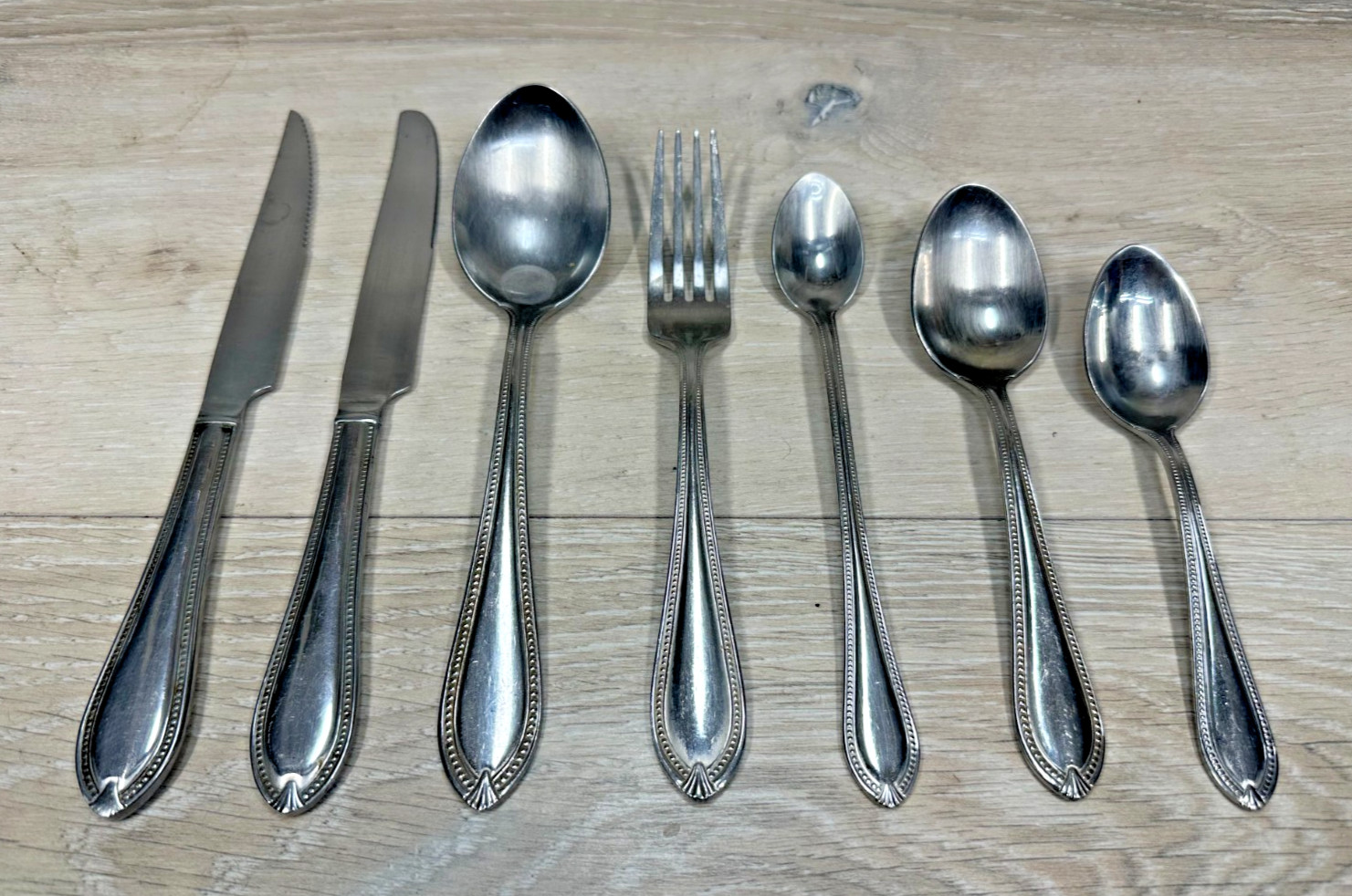 Reed & Barton CONCANNON Glossy Beaded Stainless Flatware CHOICE - CHOOSE (188)