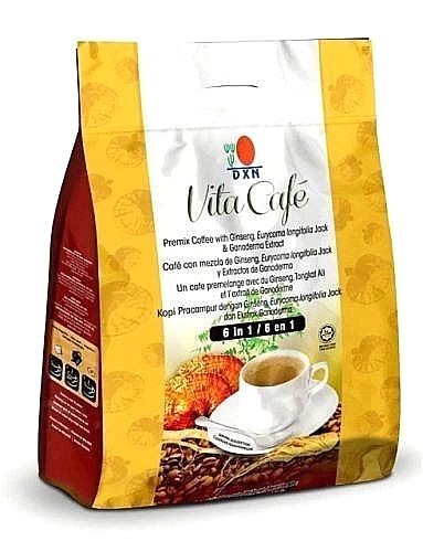 10 Packs DXN Vita Cafe 6 in 1 Coffee Ganoderma Lingzhi Reishi NEW USA SELLER