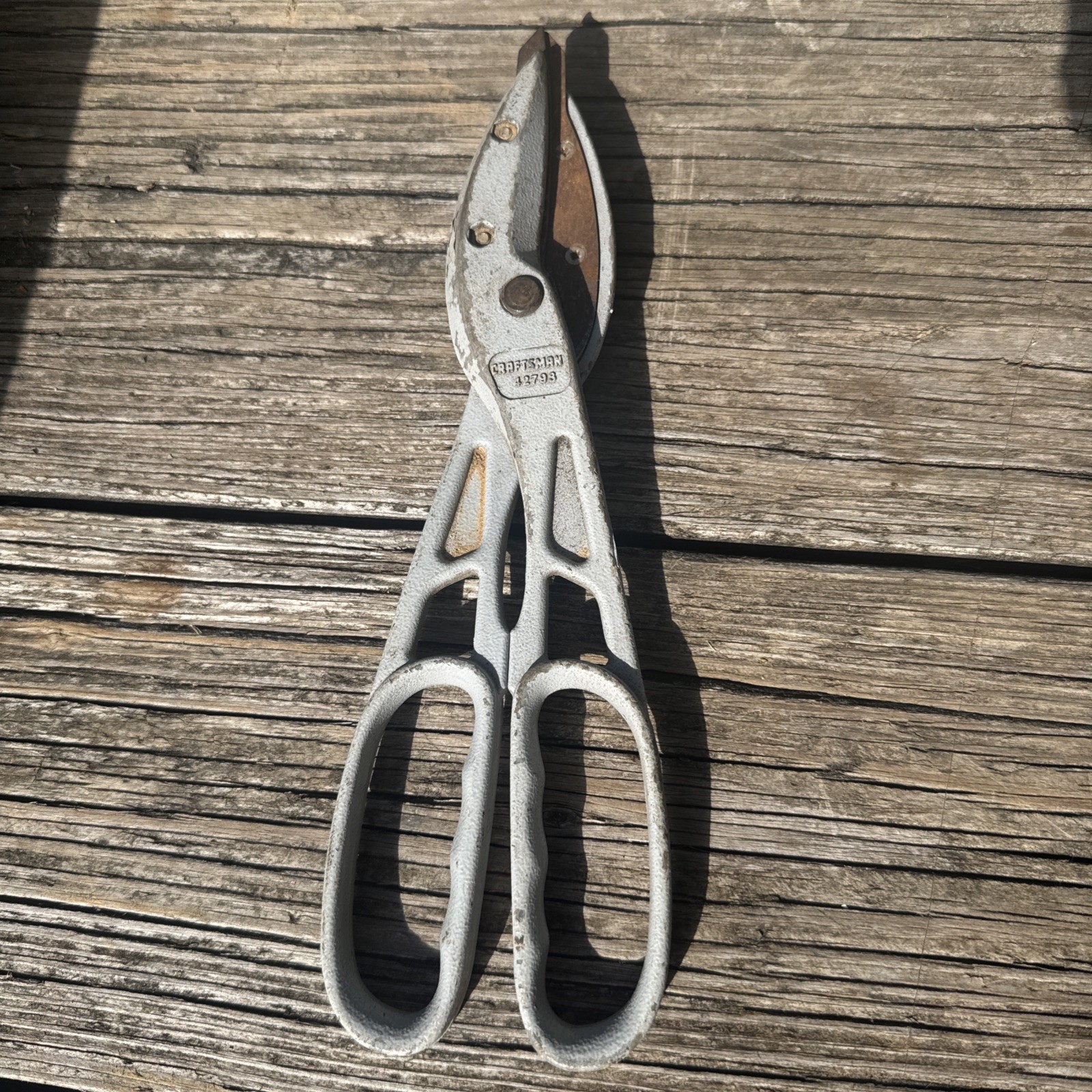Craftsman 12" tin snips #42798  Aluminum Body With Steel Blades Straight Cut B5