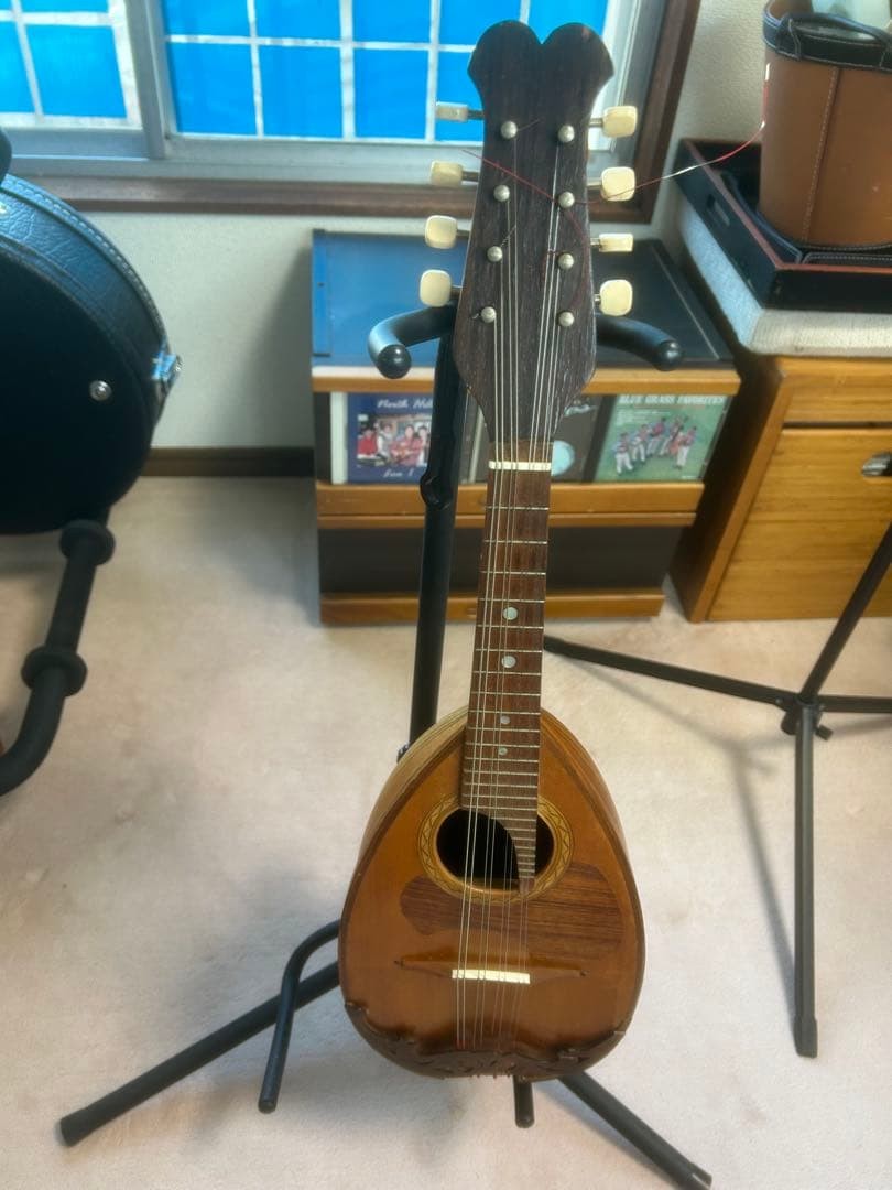 wooden 8 string mandolin