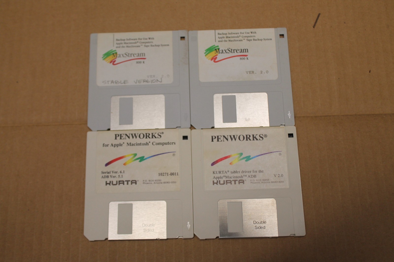 MaxStream Bakc Up Software & Pen Works for Macintosh Kurta 3.5" Floppy Disk