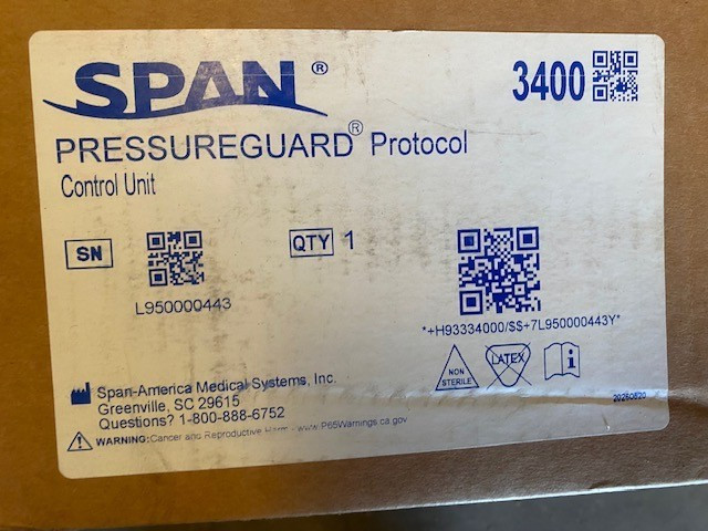 Span America 3400 Pressure Guard Protocol Mattress Control Unit (NEW)