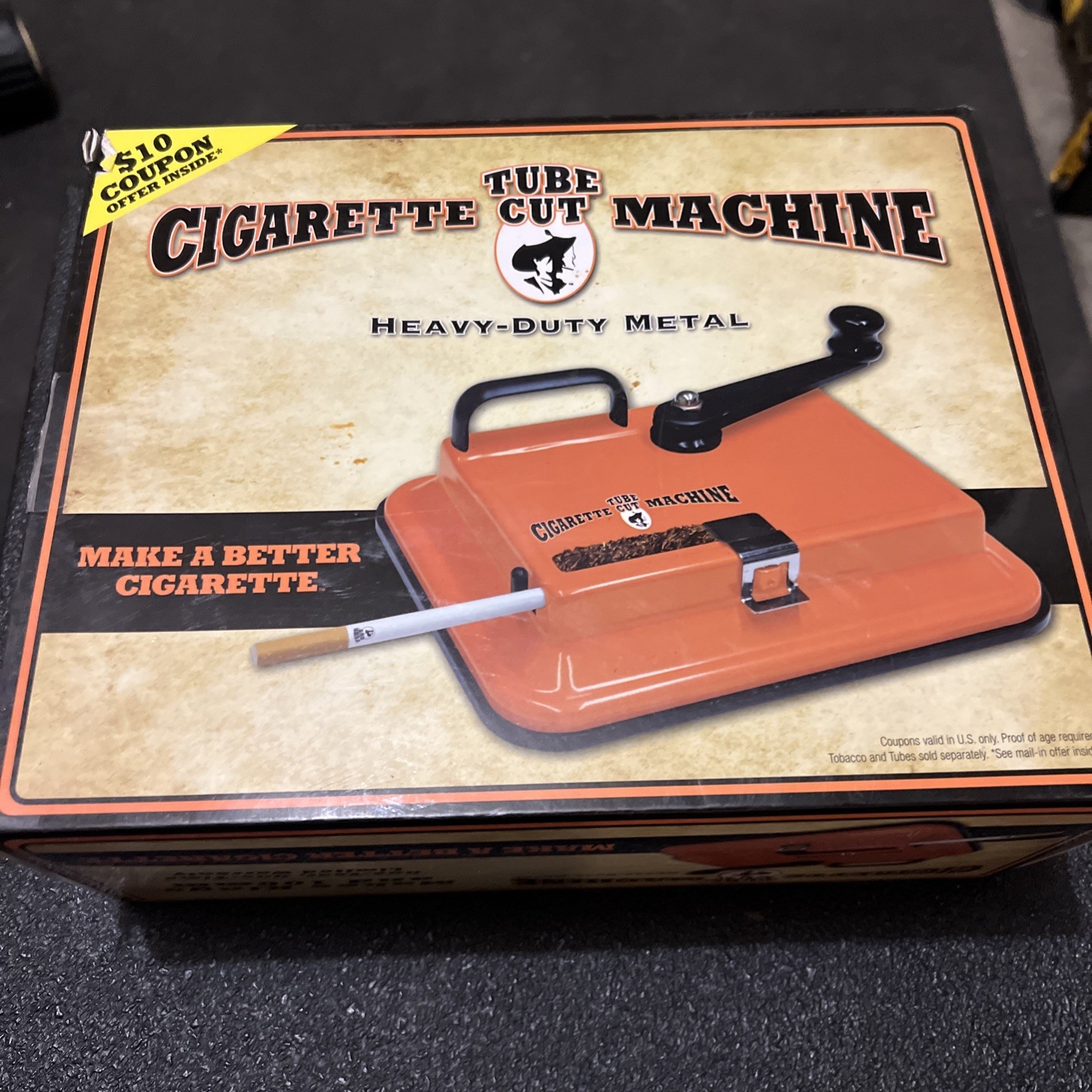 Tube Cut Tabletop Cigarette Making Machine Injector 100's & King Size