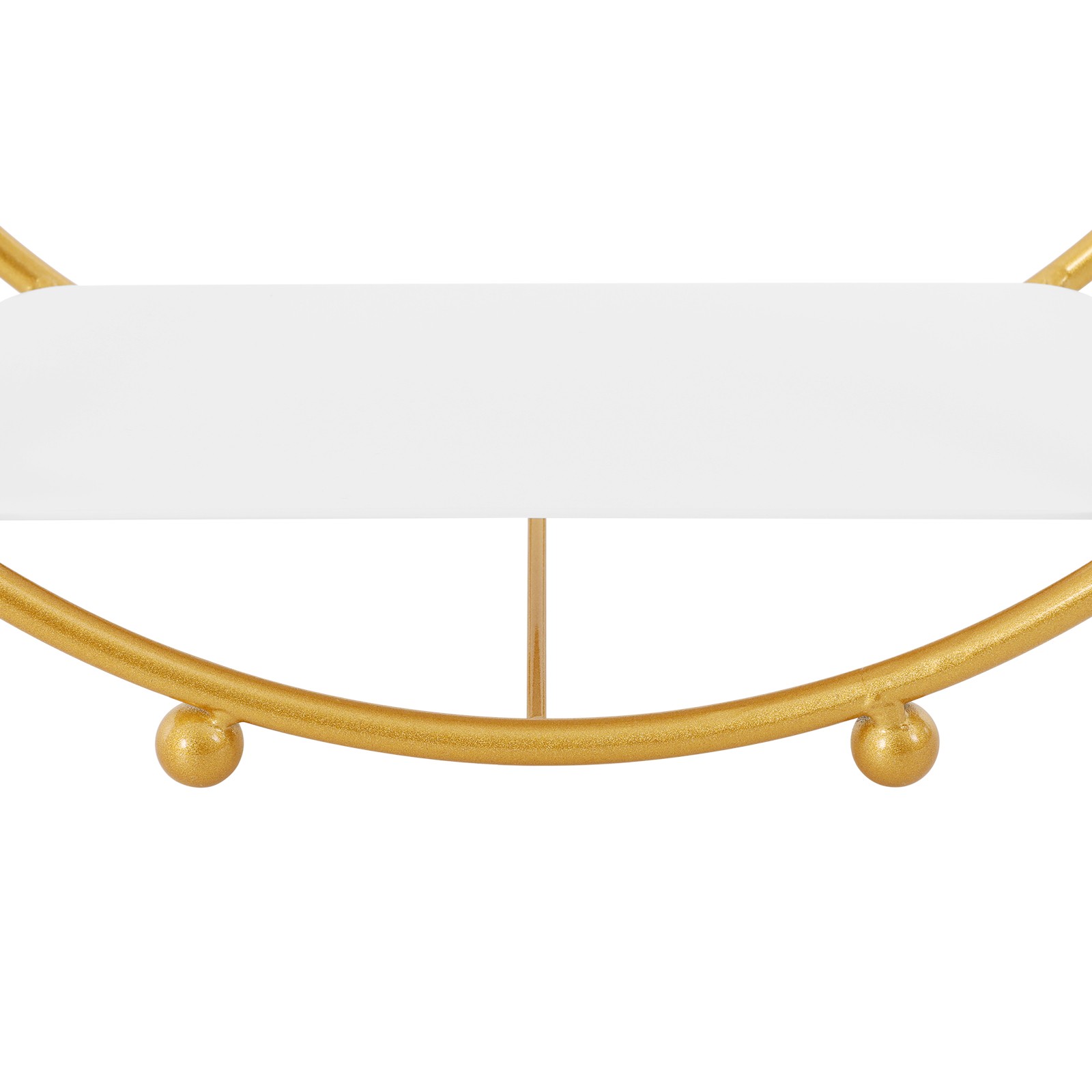 2 Pcs 3 Tier Gold Metal Tiered Cupcake Stand Circle Cupcake Holder Stand