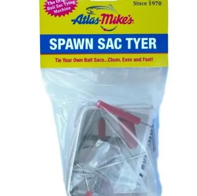 Atlas Mike's Spawn SAC Tyer - Essential Angler's Tool for Compact, Red