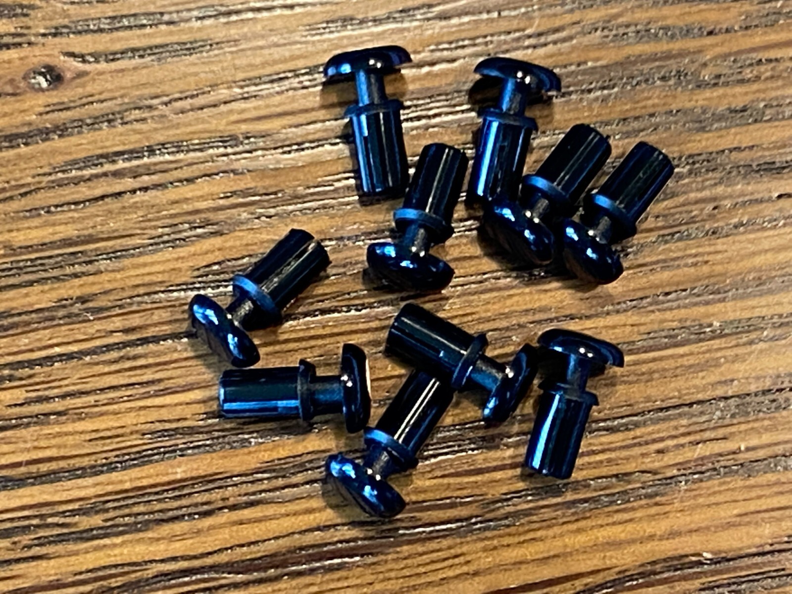 10 New Plastic Snap Rivets for Vintage Stereo Sansui Harman-Kardon (Qty Avail)