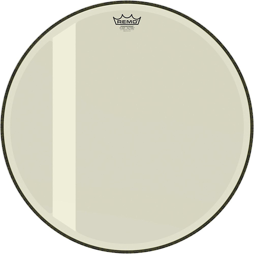 Remo Powerstroke 3 Hazy Felt Tone Bass Drum Head 24 in.