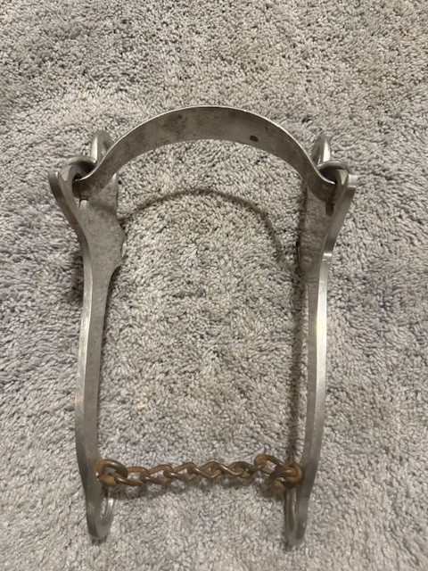 Vintage Renalde Western Mechanical Hackamore Engraved Stainless Steel