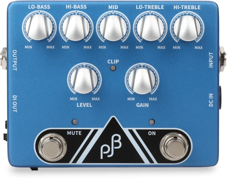 Phil Jones Bass PE-5WB 5-band EQ, Preamp, and DI Bass Pedal