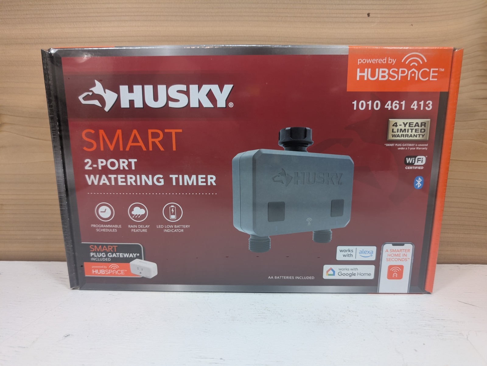 NEW! Husky Smart 2-Port Watering Timer Hubspace Bluetooth Sprinkler Irrigation