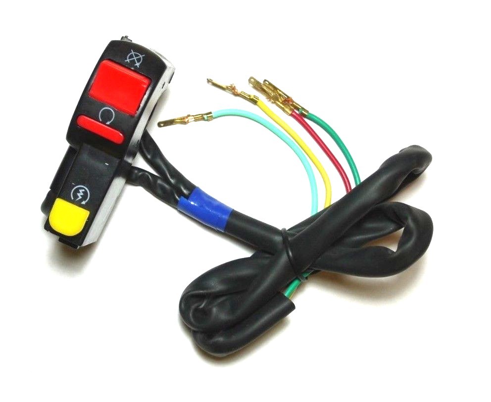 Engine On Off Kill Switch Electric Start Pit Dirt Bike SSR Coolster 70 110 125