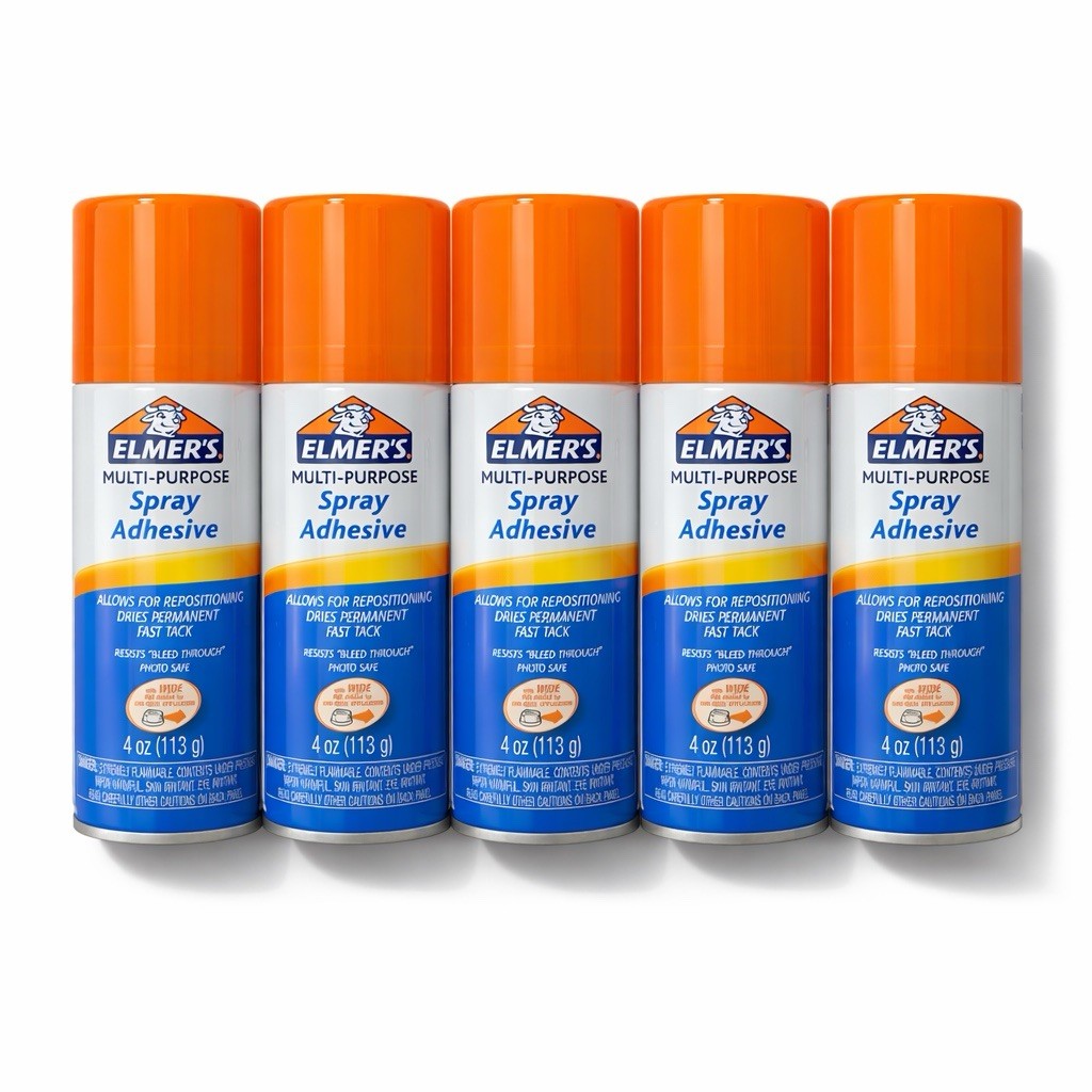 5 Pack - Elmer's Multipurpose Spray Adhesive-4oz - E452  Lote Sale
