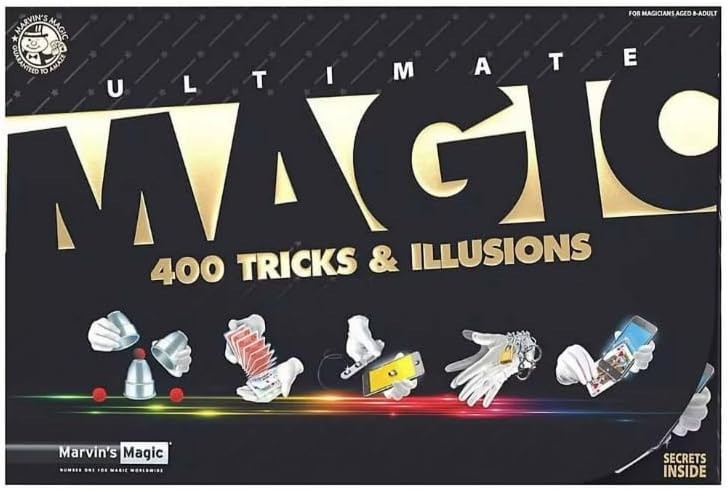 Marvin's Magic Ultimate Magic 400 Tricks Illusions Complete Magic Show/ Age: 8+