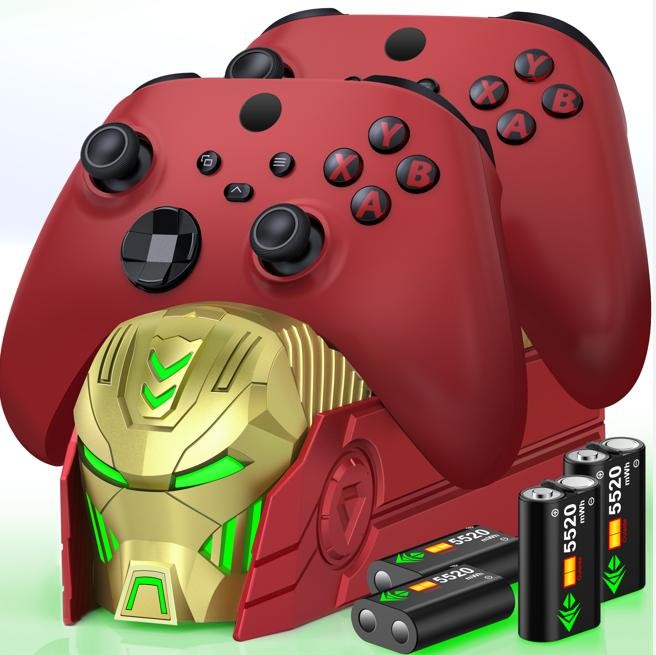Xbox Controller Charging Dock w/ 4x 5520mWh Battery Pack for Series X|S/One