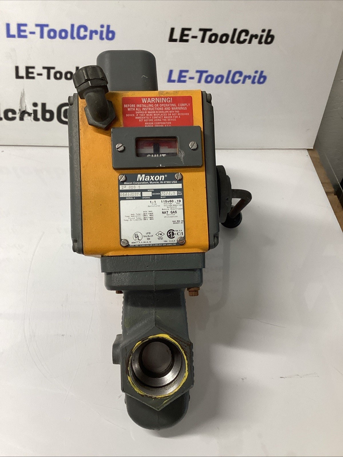 Maxon 2" Safety Shut Off Valve, 808-1 M-087s