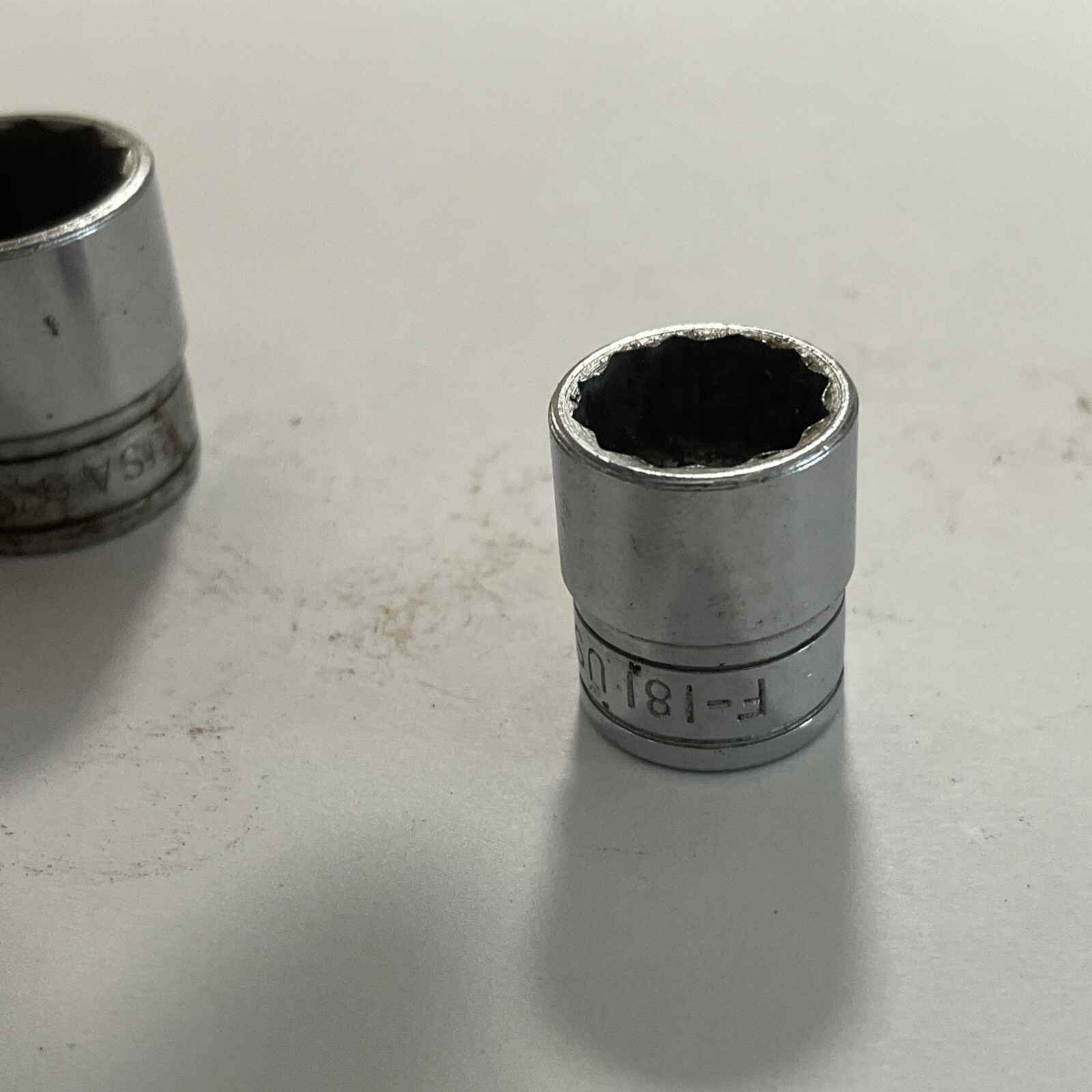 5- Snap-On Sockets 3/8 Drive 12-Point USA