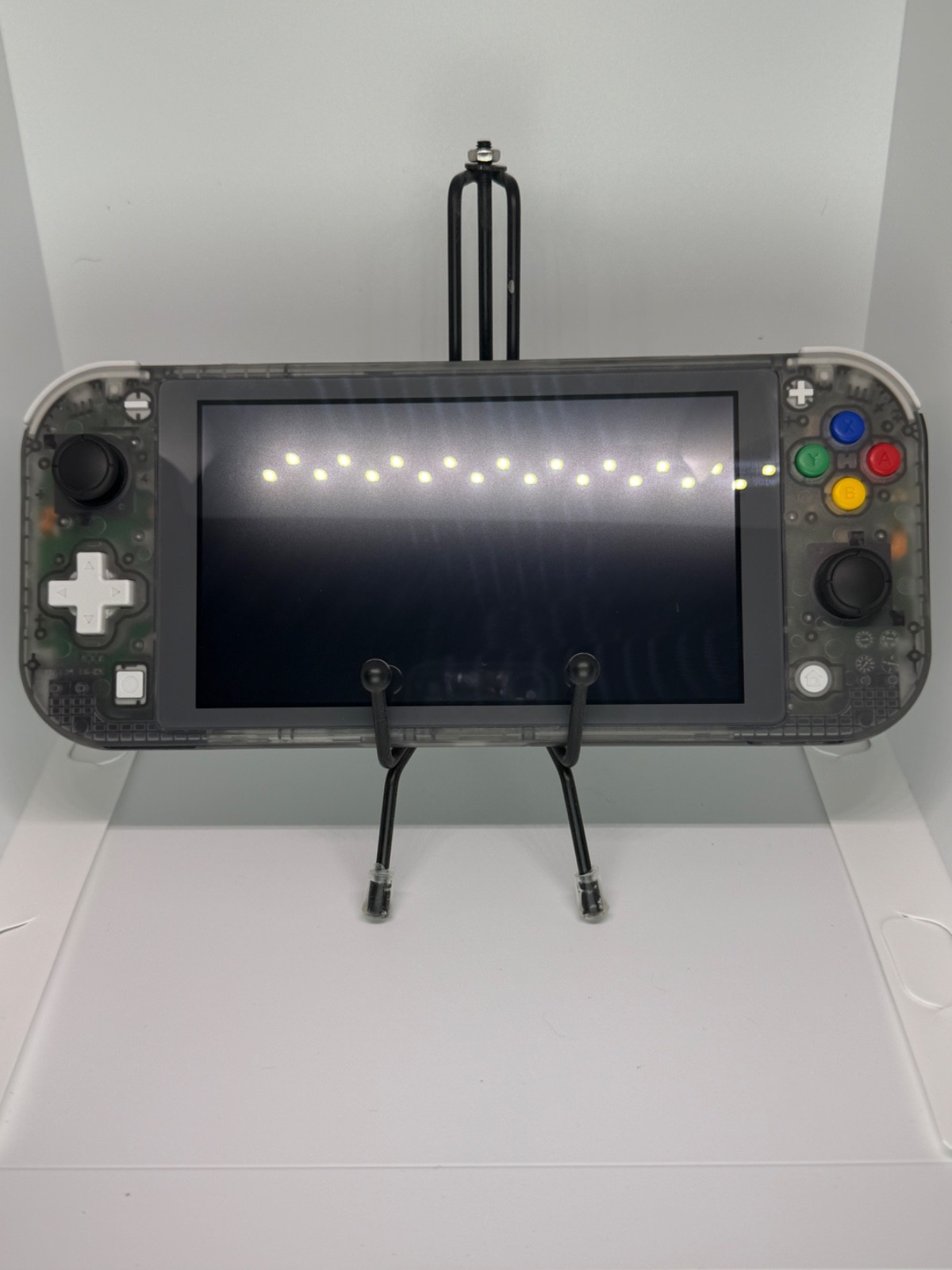 Custom Nintendo Switch Lite with Transparent Shell Swap and TMR Joysticks