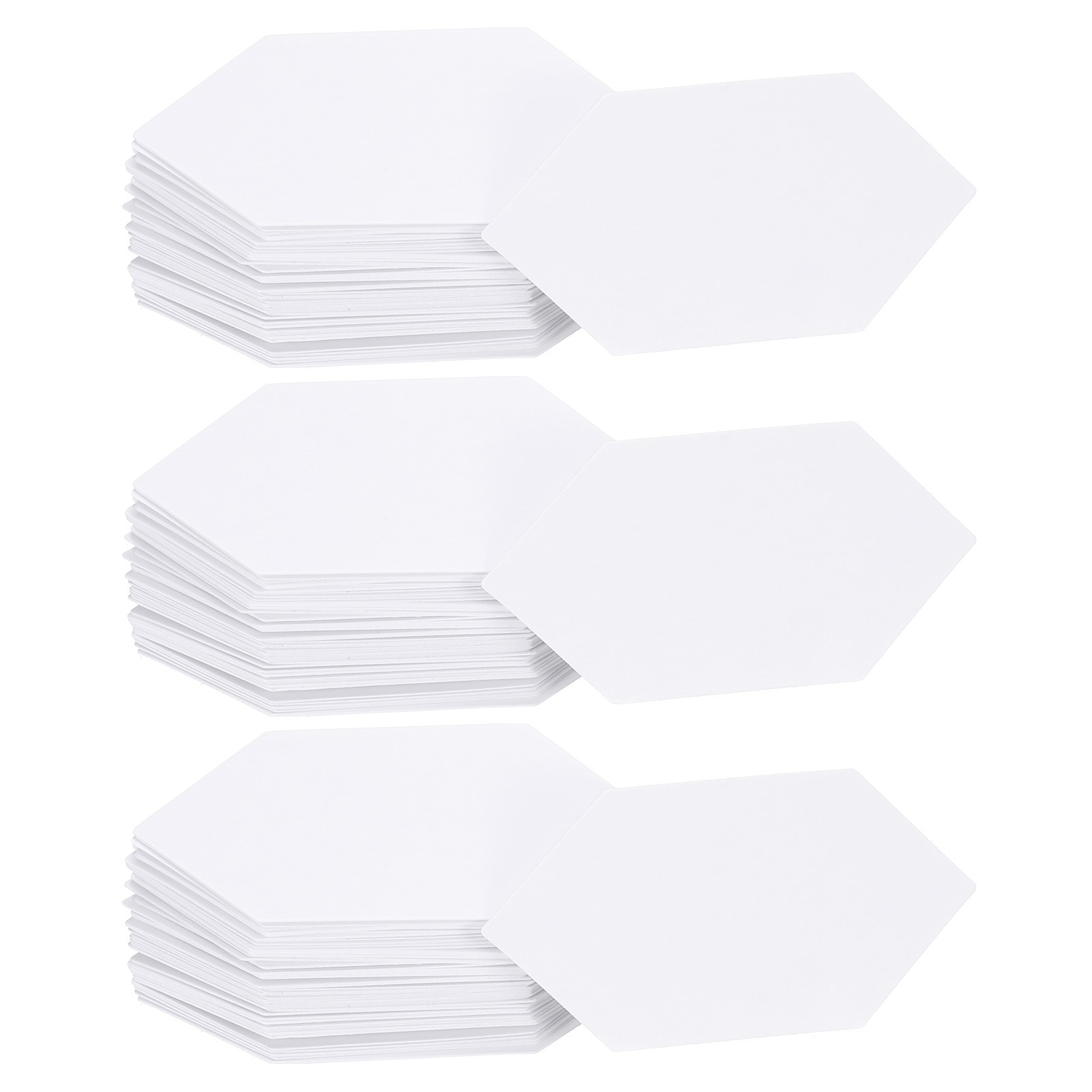 300pcs Hexagon 0.75-Inch Paper Piecing Paper, English Paper Quilting Templates