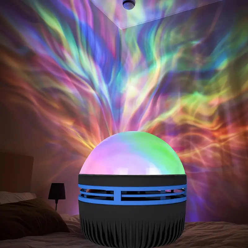Starry Sky Projector Light Galaxy Star LED Night Lamp with Remote USB Ocean Wave