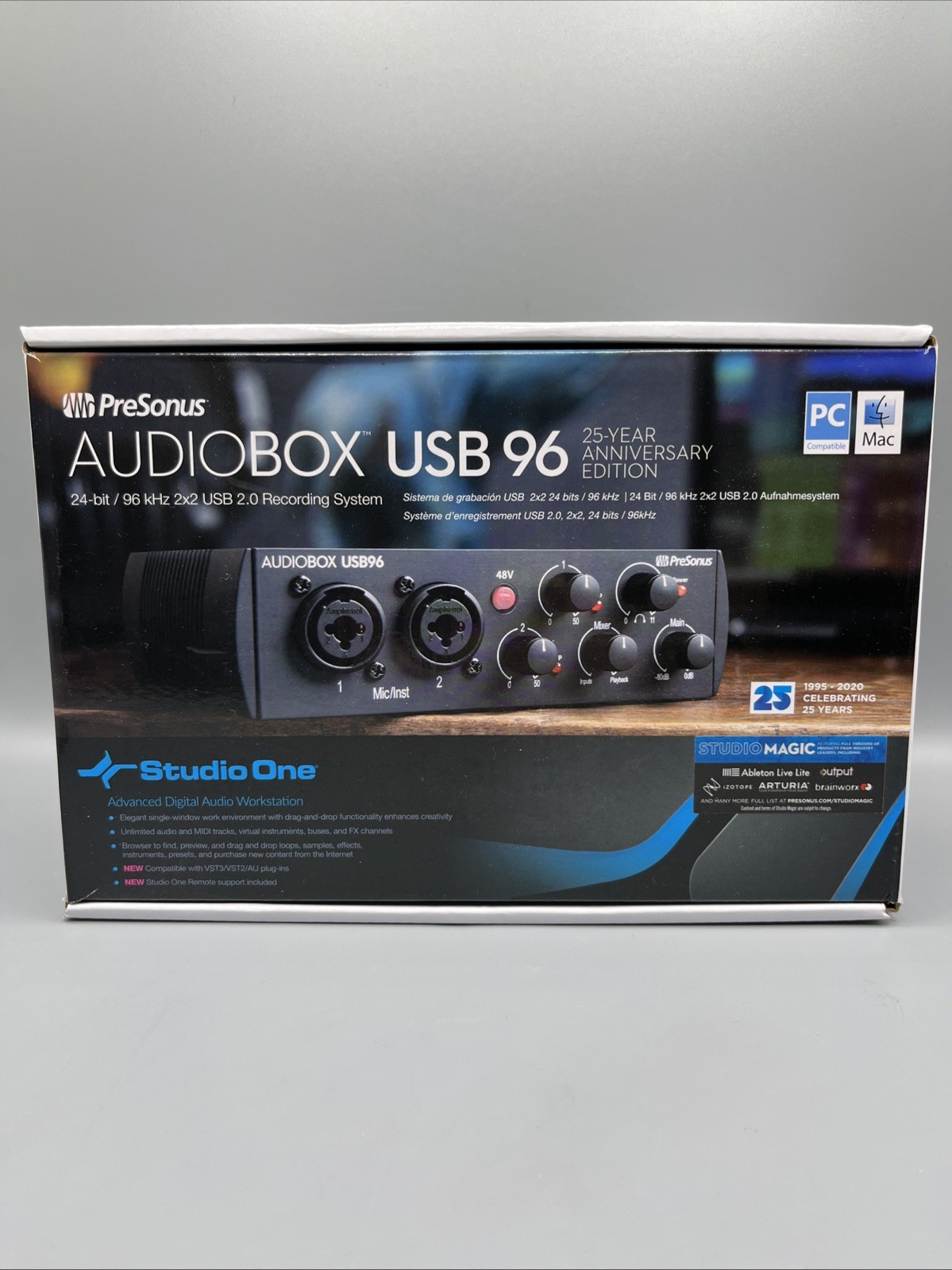 PreSonus AUDIOBOX USB96 USB 96 Audio Interface Studio One - Open Box