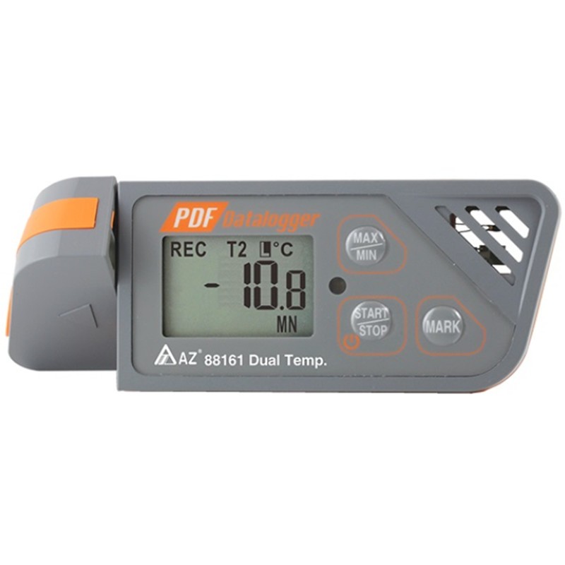 AZ88161 Dual Temperature USB Data logging Device/Temp Recorder